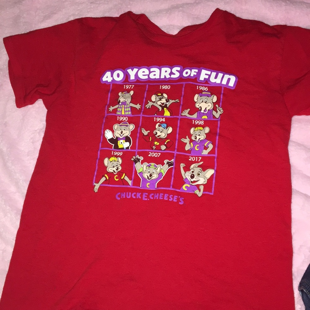 40 Years of Fun Chuck E Cheese Shirt